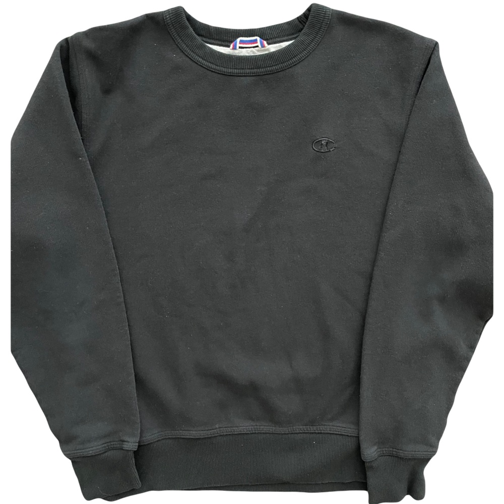 Champion black crewneck.
